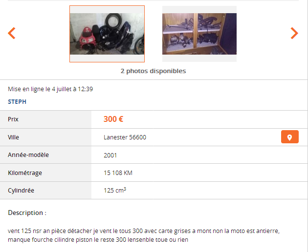 Du charabia sur Le Bon Coin ...