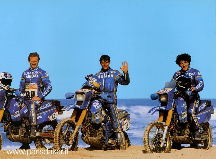 Les pilotes et les motos du Paris Dakar (le vrai!)