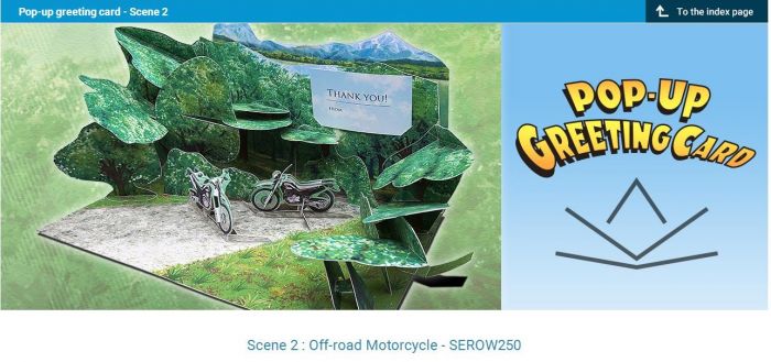 motos vertes miniatures / maquettes