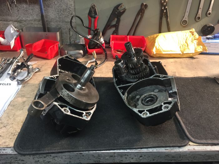 Remise en forme Husqvarna WR 400 1986