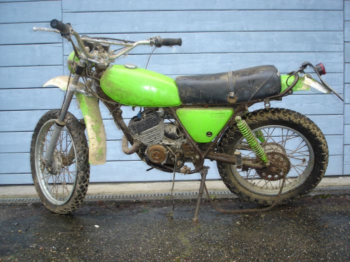 transformation ke125 1980 en kxe125 1974-76
