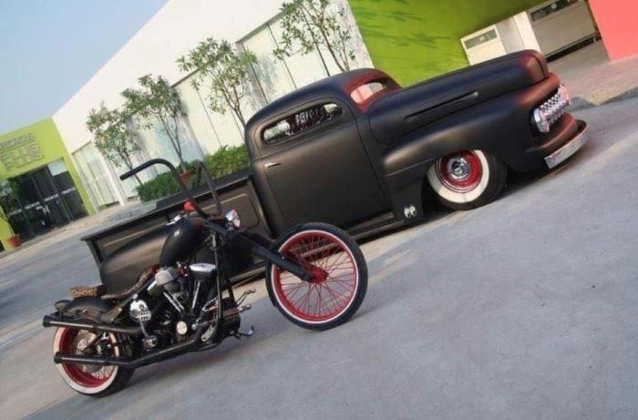 bobber, chopper, hot rod, vw... tout ce qui a des roues