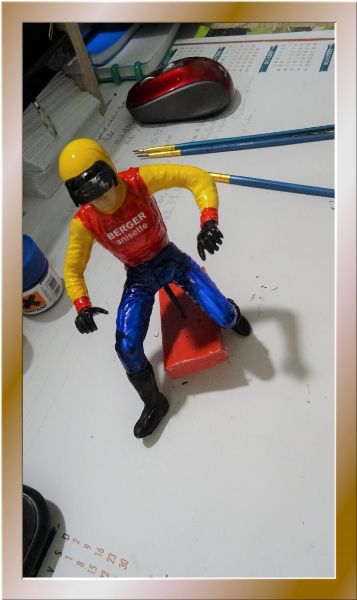 motos vertes miniatures / maquettes
