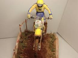 motos vertes miniatures / maquettes