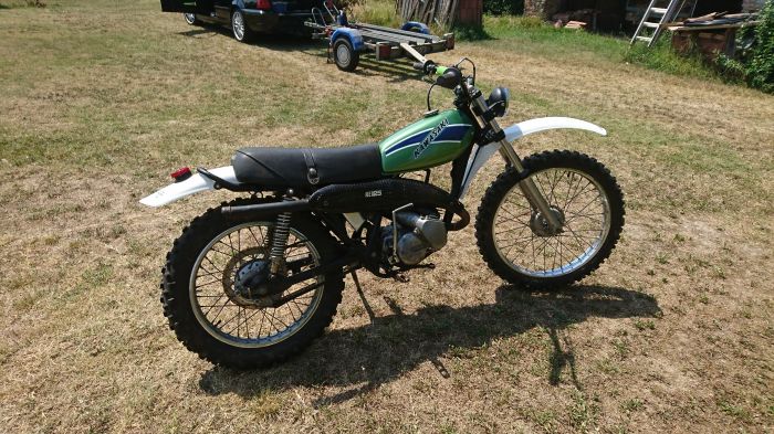 transformation ke125 1980 en kxe125 1974-76