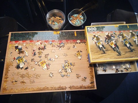 motos vertes miniatures / maquettes