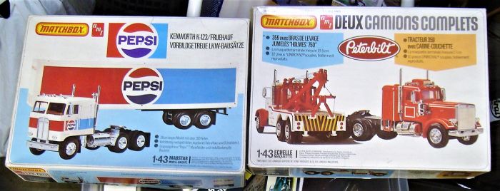 motos vertes miniatures / maquettes