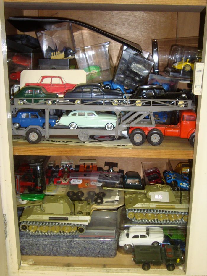 motos vertes miniatures / maquettes