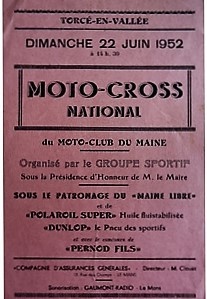 Photos et documents de Motocross de 1950 à nos jours