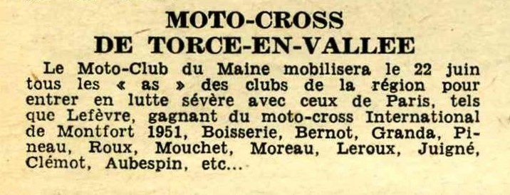 Photos et documents de Motocross de 1950 à nos jours