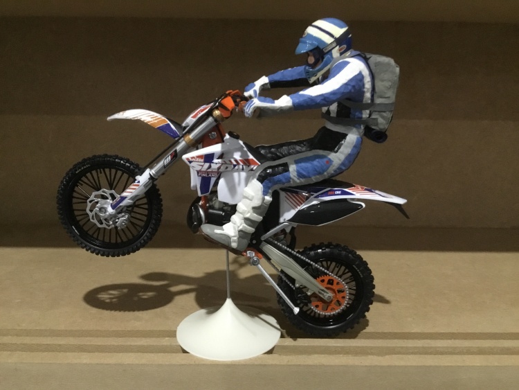 motos vertes miniatures / maquettes