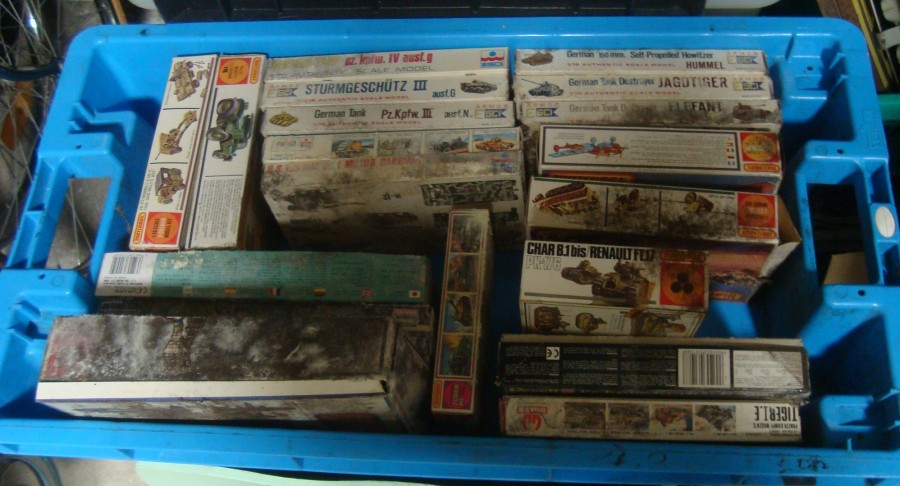 motos vertes miniatures / maquettes