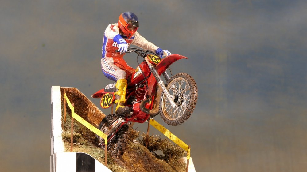 motos vertes miniatures / maquettes