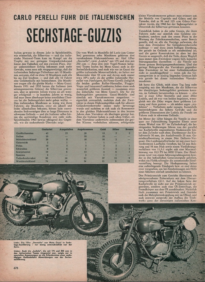 GUZZI LODOLA 235 Regolarità 1959 réplica